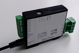 Modular volt meter with IO